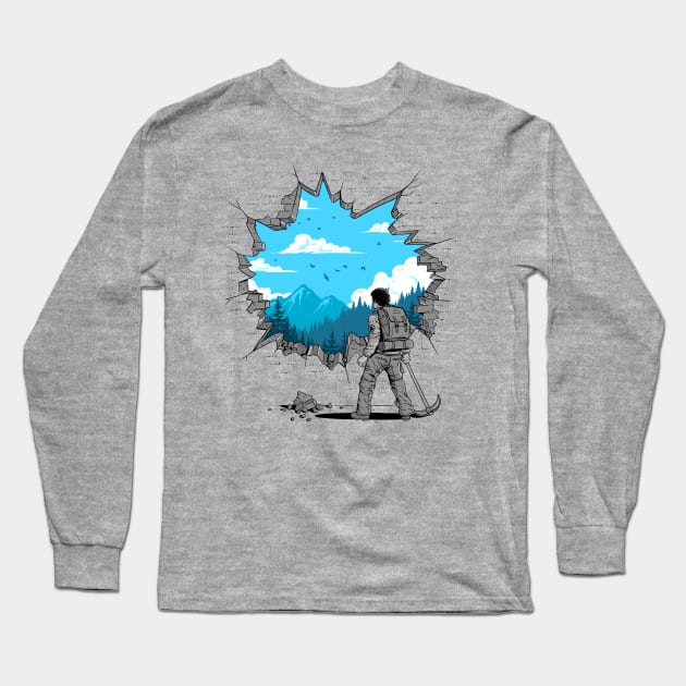 Nature Breakthrough Long Sleeve T-Shirt by Grant_Shepley